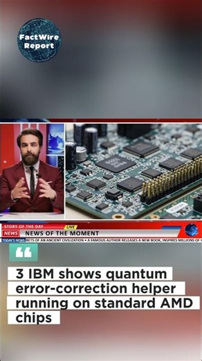 IBM shows quantum error-correction helper running on standard AMD chips