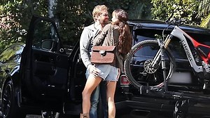 Gerard Butler and his girlfriend Morgan Brown take a stroll in Malibu