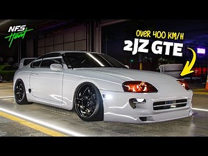 Impossible fast 2JZ TOYOTA SUPRA Customization - NFS Heat