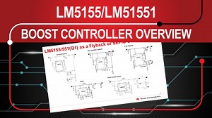 LM5155 and LM51551 Boost Controller Overview | Video | TI.com