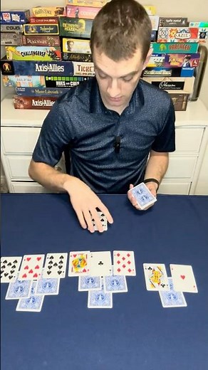 How to play Tri-Peaks Solitaire #solitaire #games #sologame #cards