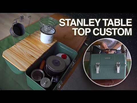 【STANLEY Lunch Box Tabletop Custom】CAMPHACK, OutdoorCoffee with RAIN & THUNDER