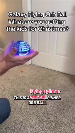 Meet the Flying Galaxy Spinner Ball 🚀✨ toss it in the air and watch it spin, hover, and glow like a mini galaxy in your hands. Perfect for tricks, stress relief, and nonstop fun anywhere! #FlyingBall #FlyingOrbBall #TikTokToys