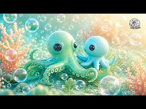 Calming Focus Music for Classroom | Octopus Bubbles for Autism, ADHD & Stress Relief