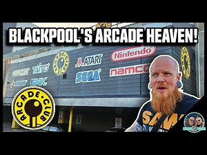 ARCADE CLUB BLACKPOOL | The best Retro arcade in the UK? | Vlog SUMMER 2025