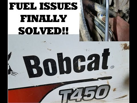 Fuel starvation issue solved with Bobcat T450 Skid Loader
