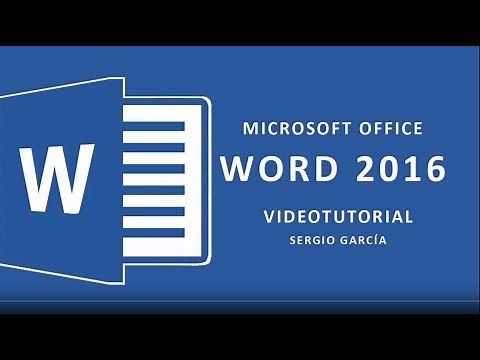 CURSO WORD 2016. TUTORIAL 10: CÓMO HACER UN INDICE AUTOMÁTICO O TABLAS DE CONTENIDO. ESTILOS