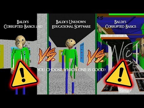 This Is a Baldi's Virus! | Corrupted Basics Vs Unknown Educational Software [Baldi's Basics Mod]