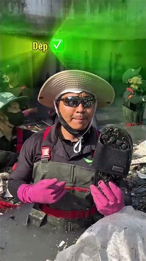 Có gì trong bãi rác 7 ! #saigonxanh #rivercleaning #shorts #trending #viral #windnet