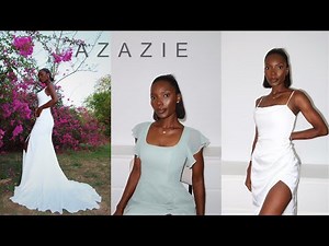 Affordable Wedding and Bridesmaids Dress Try-On Haul with AZAZIE 👰🏾‍♀️