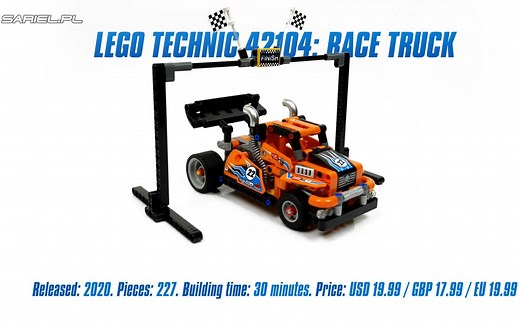 LEGO 科技系列 2020 42104 回力竞速卡车 仓鼠评测