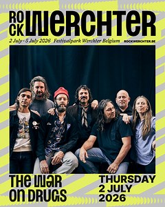 Proud to announce that The War On Drugs is coming to the Festivalpark on Thursday 2 July! The band returns to Rock Werchter for what promises to be an epic show 🔥 🎫 Sunday day tickets are already gone. Don’t miss #RW26 and get your combi tickets, day tickets and/or camping tickets for The Hive, The Hive My Space, The Hive Resort and The Hive Mobilhome now via https://bit.ly/44qh2ON 🎶 Previously announced acts include The Cure, Twenty One Pilots, Gorillaz, The xx, Mumford & Sons, Moby, The Pro