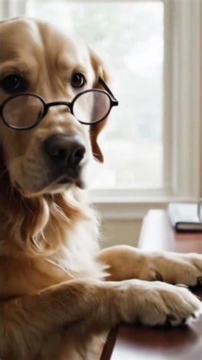 The Dog with computer.