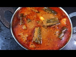 சுவையான வழு வழுப்பு இல்லாத வெண்டைக்காய் புளிக்குழம்பு | Vendakkai puli kulambu in Tamil .