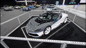 Battista, most powerful car ever designed, showcased at Detroit Auto Show