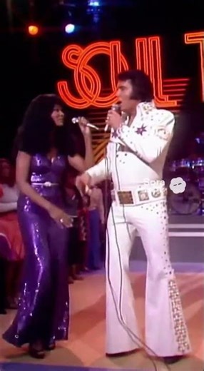 Elvis and Donna Summer performing on Soul Train