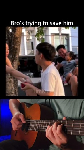 Bro's trying to save him