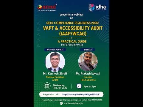 SEBI Compliance Readiness 2026: VAPT & Accessibility Audit (IAAP/WCAG)