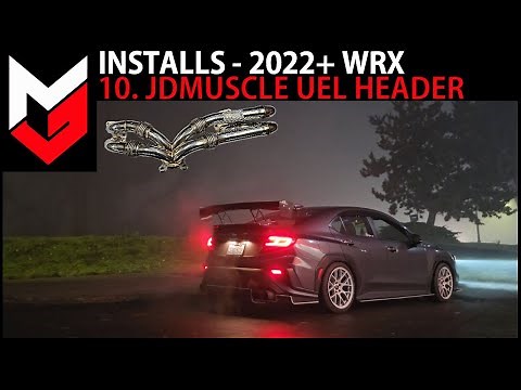 2022+ WRX JDMuscle UEL Header Install