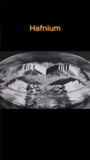 Crystallization Process of Hafnium and Iridium #satisfying #asmr