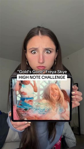 …sooo how’d I do?🙈 tag @Freya Skye #freyaskye #goldsgone #belting #highnote #disney