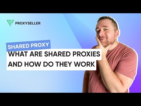 What are shared proxies and how do they work