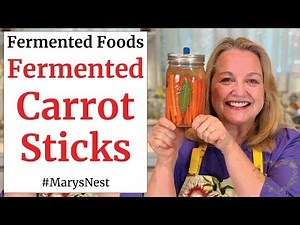 How to Make Fermented Carrot Sticks