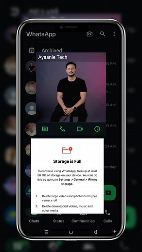 aside lo jojiya /how to Stop whatsapp full storage my phone #ayaanletech #foryou #foryoupage❤️❤️