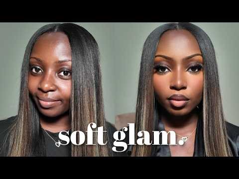My Soft Glam Just Hits Different Now… 😍 (Dark Skin)