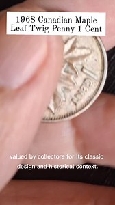 1968 Canadian Maple Leaf Twig Penny 1 Cent #oldcoinscollection #ForeignCoins #mapleleafs #queenelizabeth #canada #1cent #rare #rarevintage #rarecoins #coinsworthmoney #vintagefinds #coins #coincollection | The Burtons