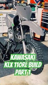 KLX110RL Build - Part 1 (Protaper Handlebars, ODI Lock On Grips, Throttle Cam, and Light Bar) #klx