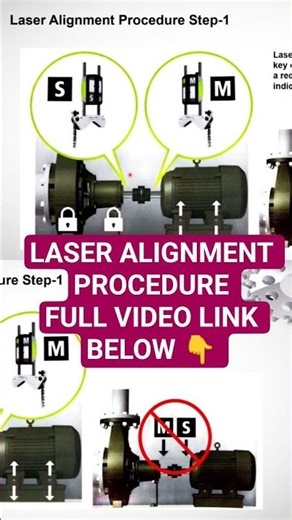Laser alignment procedure #laseralignment #alignment equipmentalignment #industry #trainings