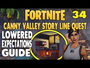 Fortnite Save The World │Canny Valley Story Mission │Lowered Expectations │Mission 34