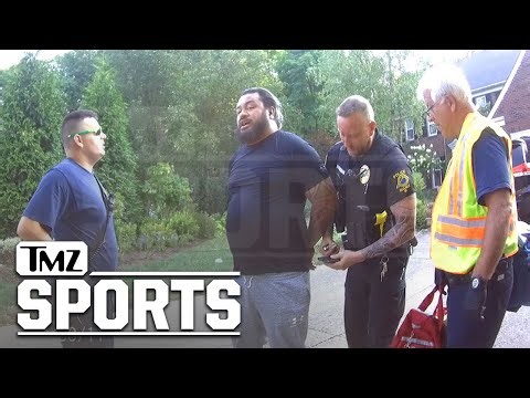 Rey Maualuga DUI Arrest Video Shows Cop Told Ex-NFL Star He Was 'Sweating' Booze | TMZ Sports