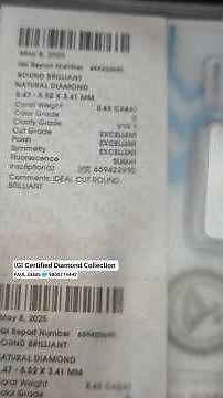 D Colour VVS1 Diamond IGI Certified, Diamond Best Price Collection PAUL GEMS 💎 Habra West Bengal 💥