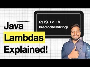 Java Lambda Expressions Explained in 15 Minutes 🔥 (Functional Interfaces Interview Guide)