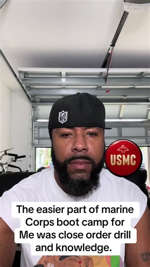 The easier part of marine Corps boot camp for me was close order drill and knowledge. #marinecorpsbootcamp #parrisisland #yellowfootprints #closeorderdrill