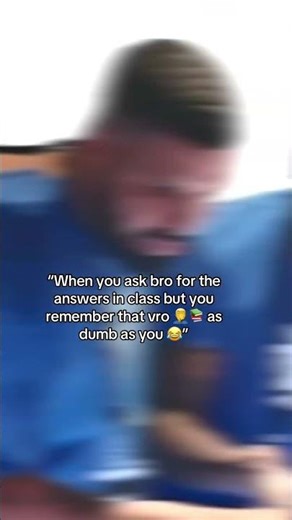 Asked him for the answers… forgot he’s clueless too