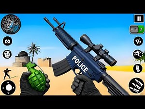 Counter Terrorist Strike FPS Police Shooting Game - Android GamePlay
