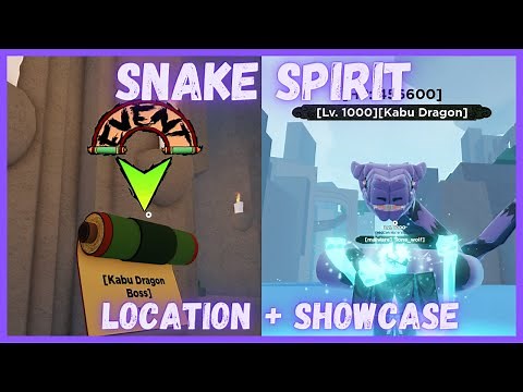 *Snake Spirit* Spawn Location AND Showcase ~ Shindo Life