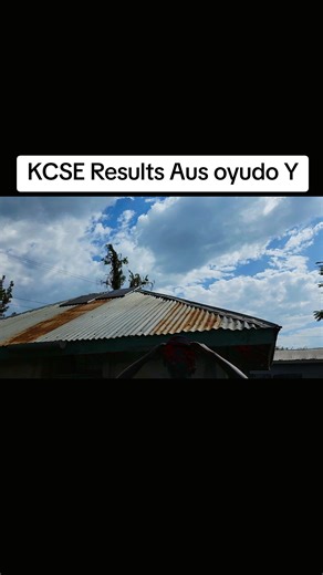 KCSE Results Announcement: Auma Oyudo Insights