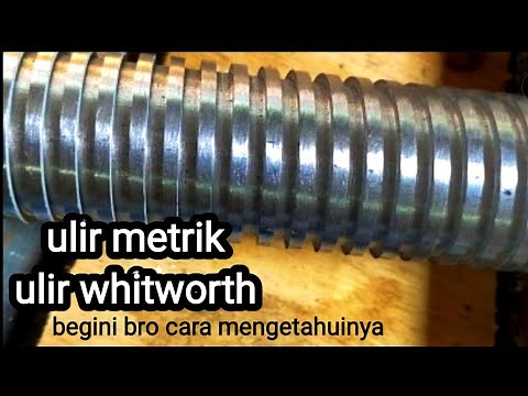 Metric thread and Whitworth thread || How to differentiate between metric thread and inch thread