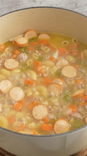 Easy Filipino Sopas! Get the recipe ➡️ https://www.rivertenkitchen.com/minced-beef-sopas-filipino-style-macaroni-beef-soup.html | Riverten Kitchen | Facebook