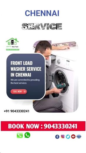 Front Load washing machine repair service#washingmachinerepairservice #chennai #washingmachinerepair