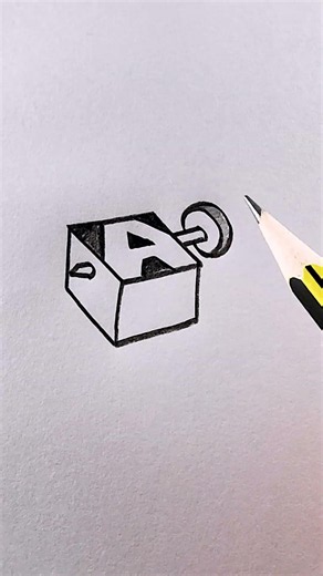 3D basic shape drawing #3ddrawing