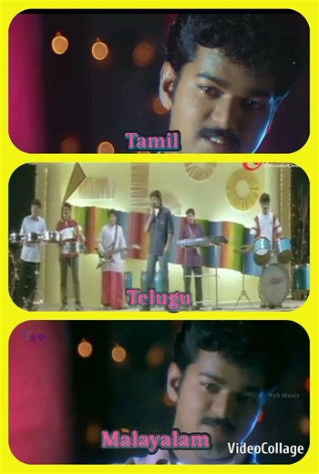 🌈 Iruvathu Kodi Song in 3 Languages 🎦 | Multilingual Tamil Telugu | #Shorts #viral #vijay #simran
