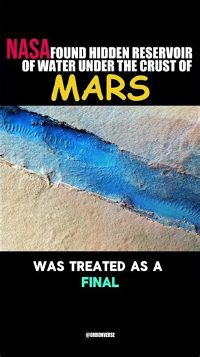 NASA FOUND WATER ON MARS!!! #space #science #universe #nasa