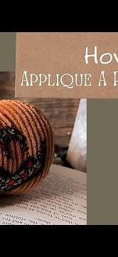 How To Applique A Jack-O-Lantern Face - Tutorial & Pattern