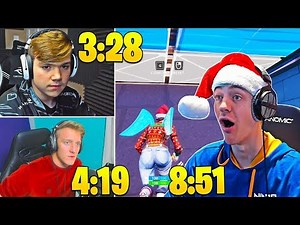 MONGRAAL vs TFUE vs NINJA! *MAX* BUILDING and EDITING Speed (HARDEST Course)