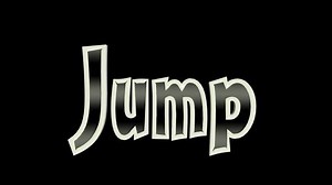 3d Animation Jump Text Human Motion Stock Footage Video (100% Royalty-free) 8199562 | Shutterstock